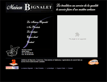 Tablet Screenshot of bignalet.com